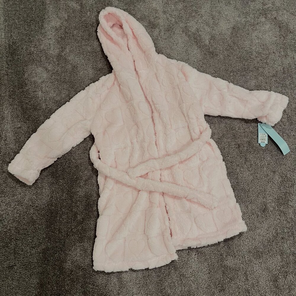Girls Hearts Robe Cat & Jack Pink Heart